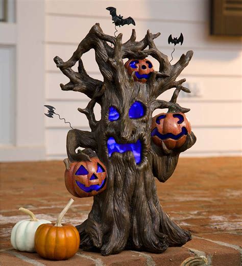 Creating a Spine-Chilling Display: Tree-Crushing Halloween Decorations